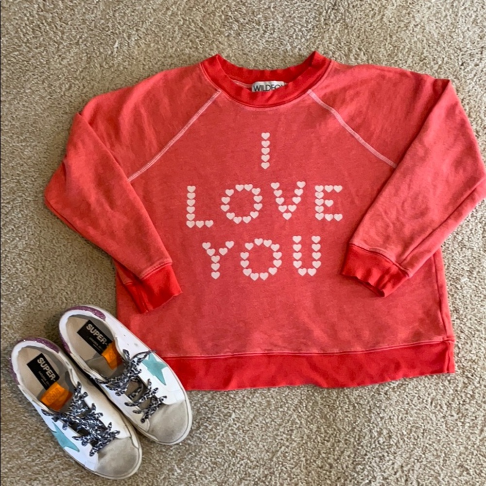 Wildfox I love you sweatshirt - Picture 2 of 7